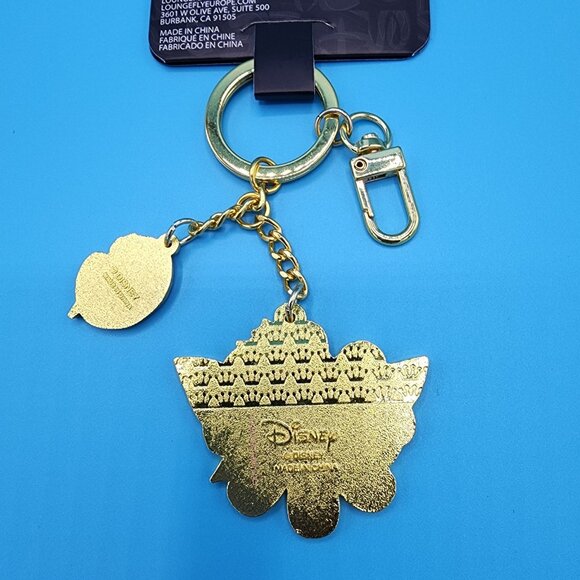 Loungefly Disney Tangled Rapunzel Pascal Paint Fall Autumn Keychain Charm NEW - Picture 8 of 12